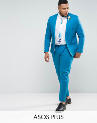 asos plus suits