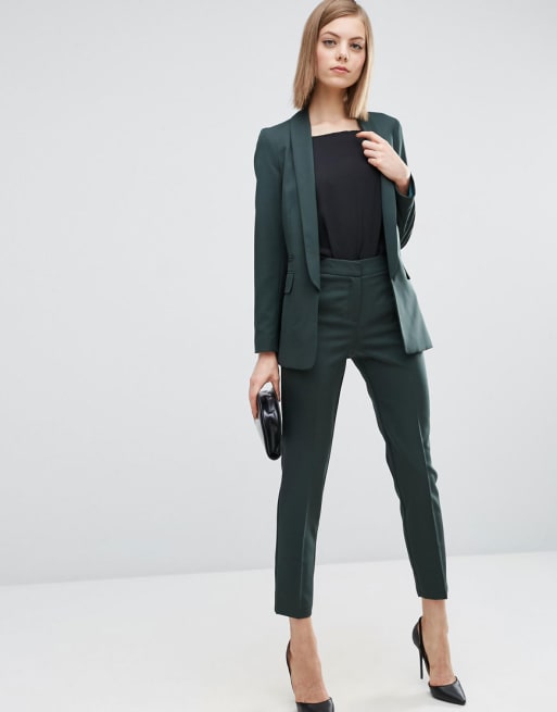 Dark green women clearance suit