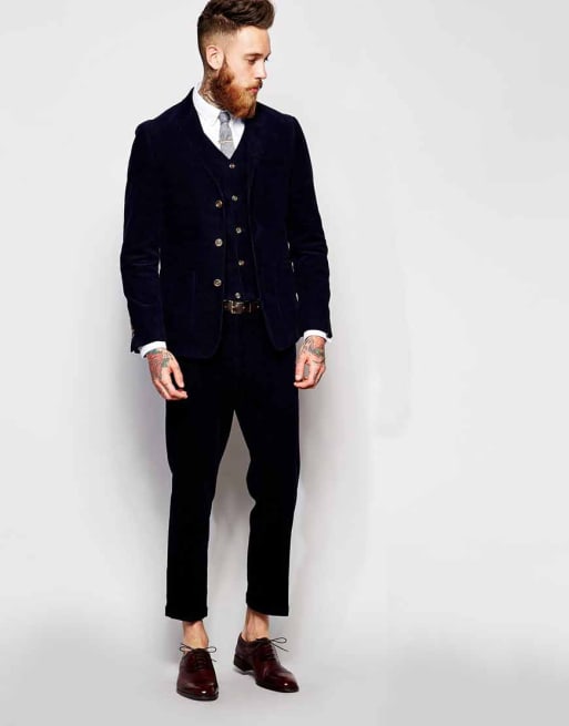 Asos Schmaler Cord Anzug Asos