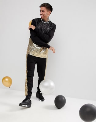 sequin tracksuit mens