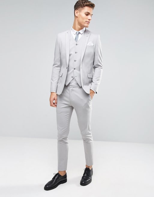 ASOS Skinny Suit In Ice Grey | ASOS