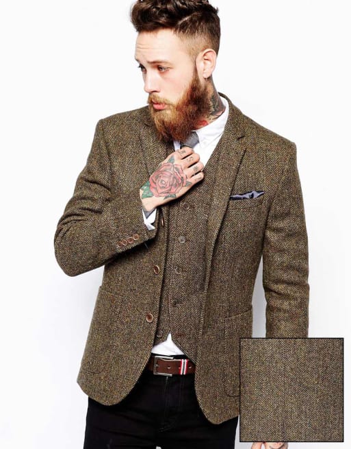 Tweed blazer outlet and waistcoat