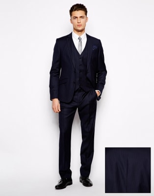 skinny pinstripe suit