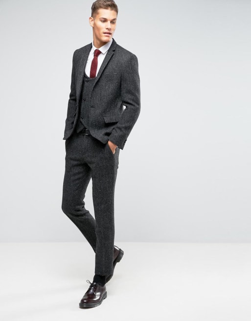 Asos harris tweed suit hotsell