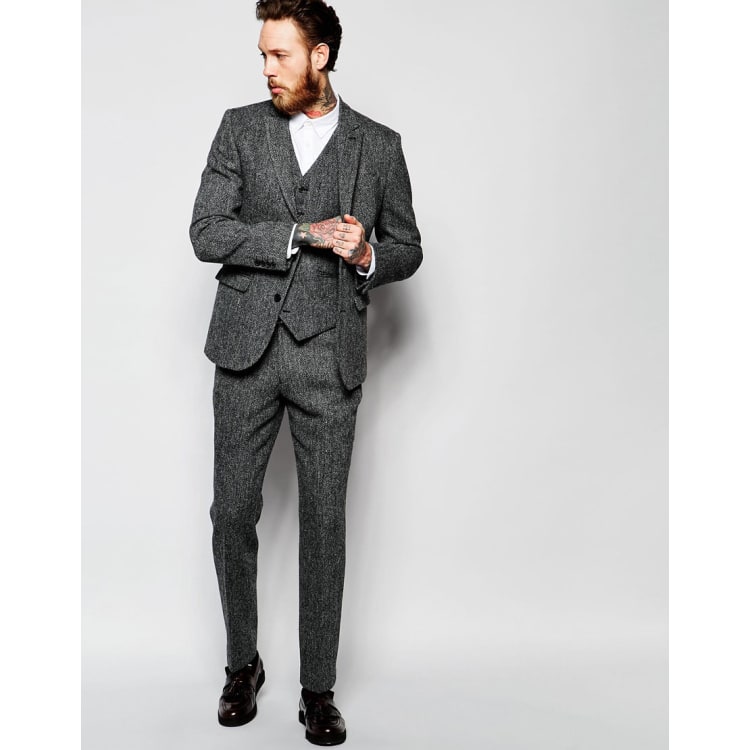 Asos hot sale tweed suit