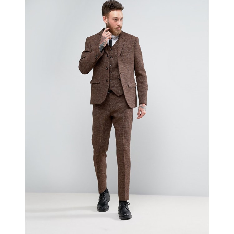 Asos harris tweed suit best sale