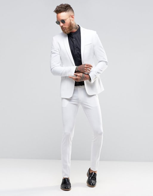 White Slim Fit Suit