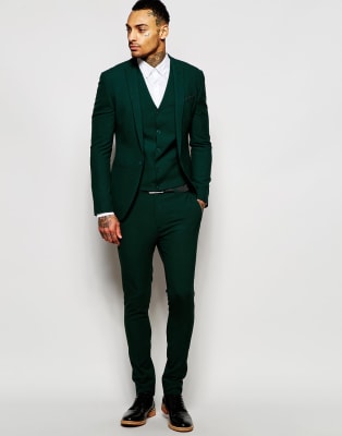 green suit dark