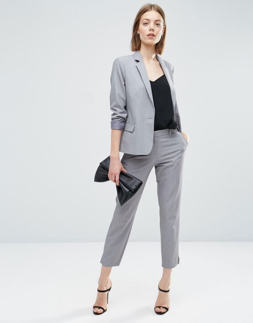 ASOS Tailored Fitted Suit in Gray | ASOS