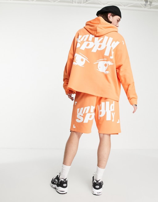 ASOS - Unrvlld Spply - Ensemble à poche - Orange vif
