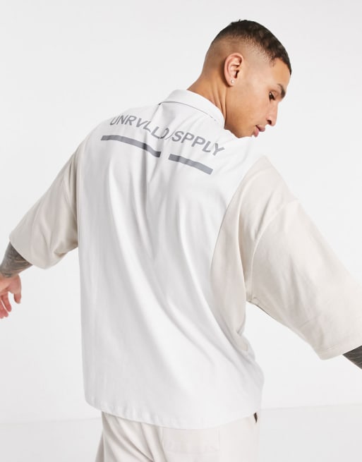 ASOS – Unrvlld Spply – Panelsytt set i oversize med logga