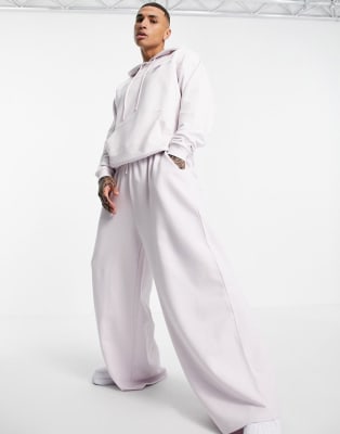 ASOS Unrvlld Supply – Liliowy zestaw z wytłoczonym logo z tyłu