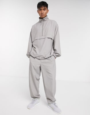 asos white tracksuit