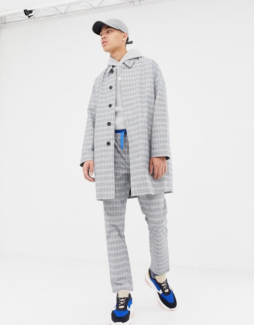 ASOS WHITE – Rutigt set