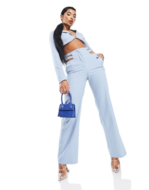 ASYOU rib cage co-ord in blue