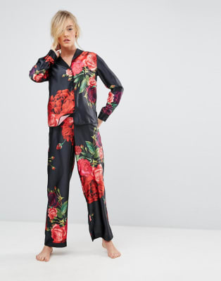 B By Ted Baker - Juxtapose - Pyjama Imprimé Roses | ASOS