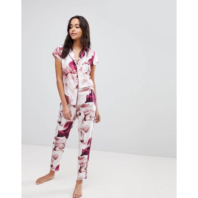 B By Ted Baker Porcelain Rose Revere Pyjama Set ASOS