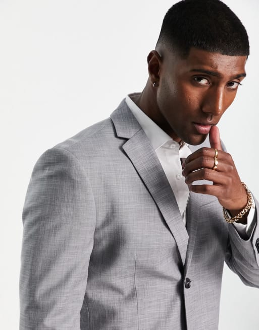 Bando slim suit in gray ASOS