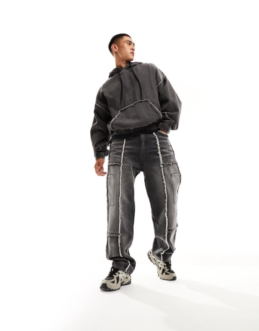 Bershka - Co-ord set met naaddetail