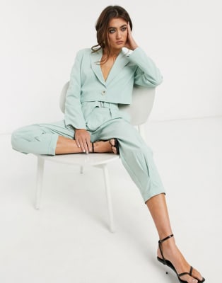 cropped pantsuit