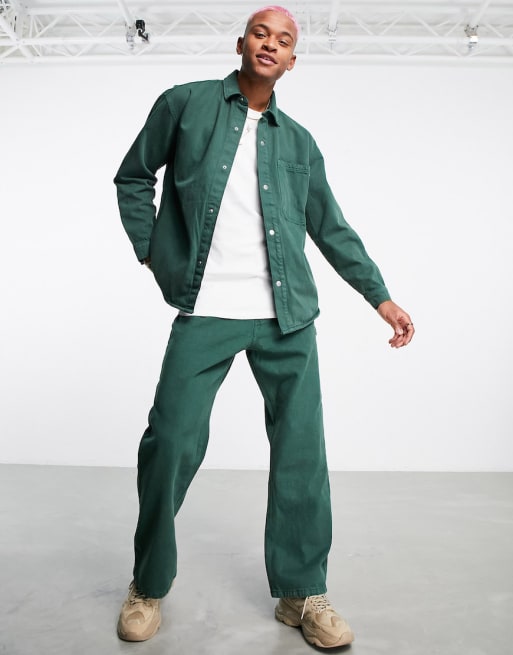 Bershka denim overshirt & jean co ord UK