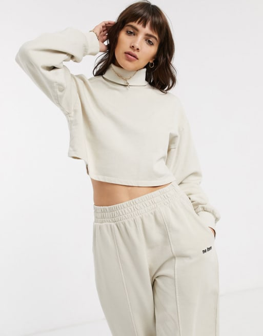 Bershka tracksuit in beige | ASOS