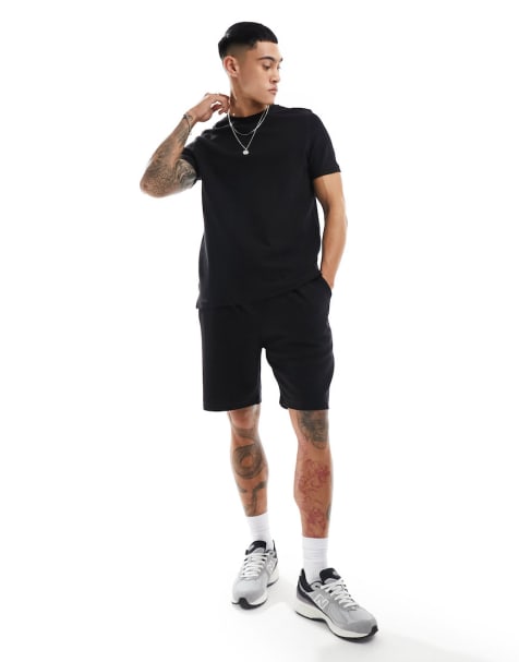 HUF dragon co-ord jersey joggers in black with placement prints