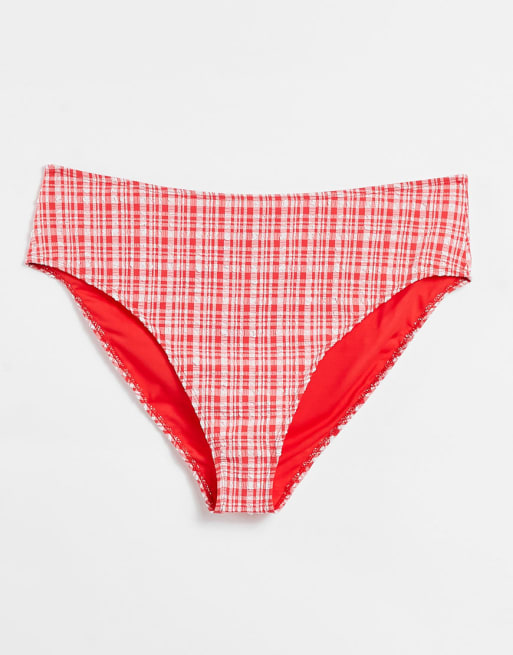 Bikini a cuadros vichy de Warehouse