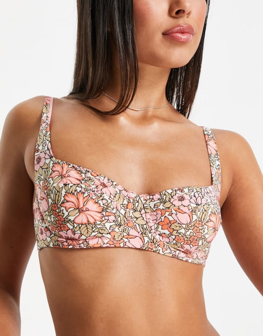 Bikini de braguitas de talle alto y sujetador con aros & Other Stories