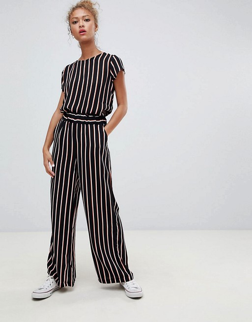 Blend She Nora stripe top & trousers co-ord