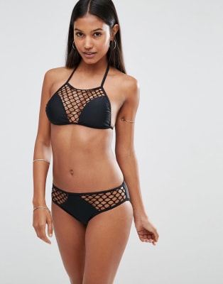 halter neck bikini asos