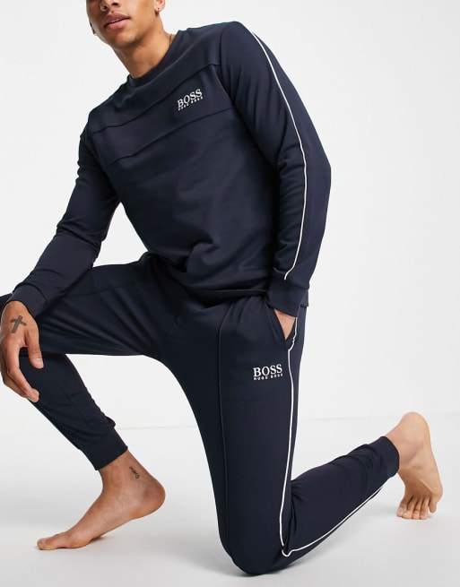 Boss bodywear lounge online tracksuit black