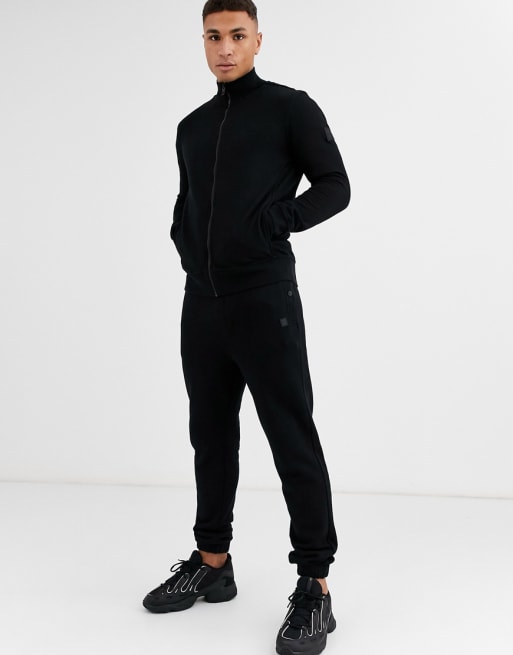 boss tracksuit black