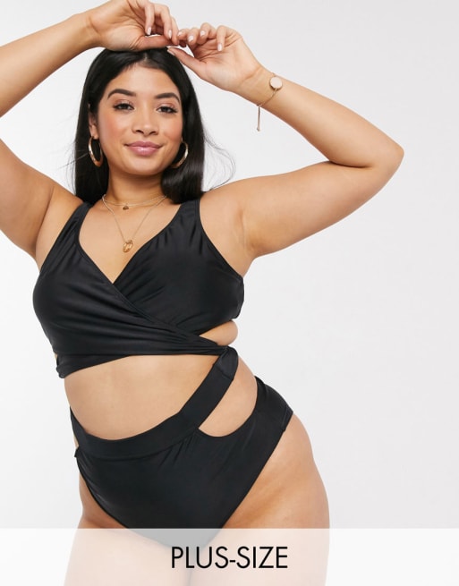Brave Soul Plus – Bikini i omlottdesign