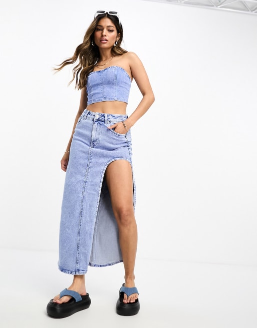 Bromo - Co-ord set van rok en bandeau