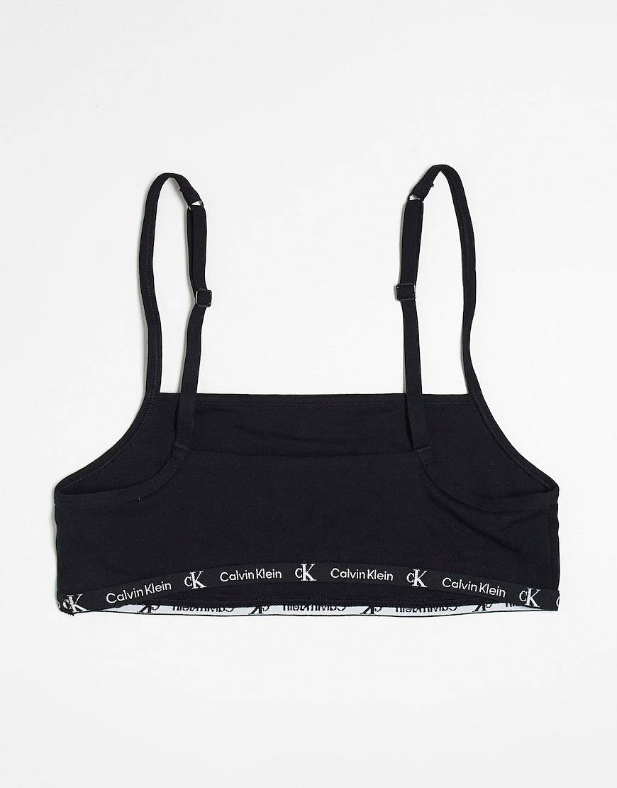 Calvin Klein 2 pack lingerie set in black and tiger print
