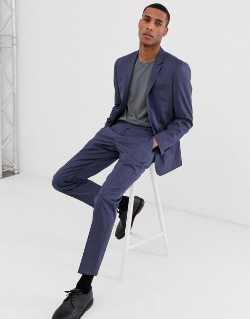 Calvin Klein blue slim fit suit | ASOS