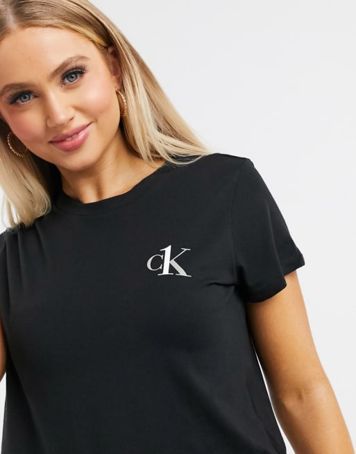 Calvin Klein - CK One - Ensemble confort T-shirt et pantalon - Noir