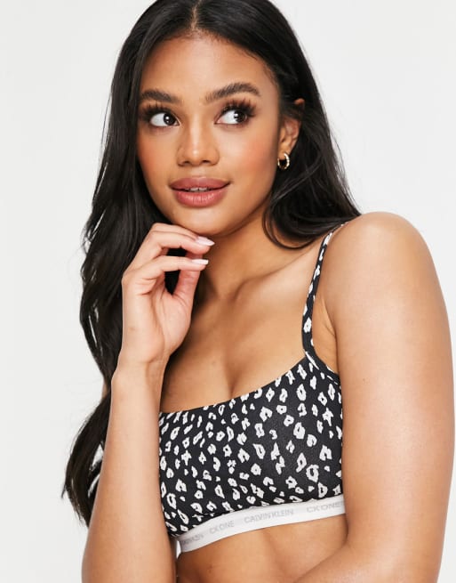 Calvin Klein - CK One - Set van 2 in wit en cheetahprint
