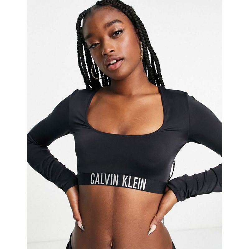 Calvin Klein - Coordinato con crop top nero
