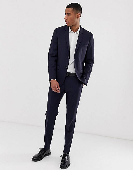 Calvin Klein dark blue slim fit suit | ASOS