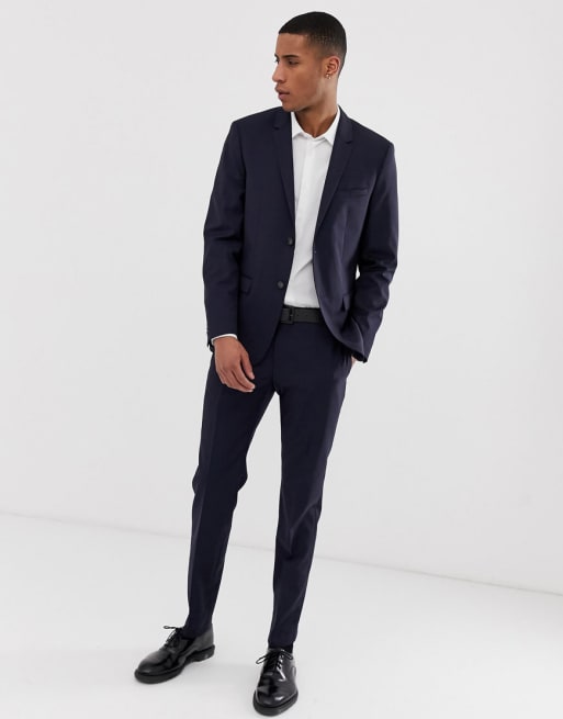 Calvin klein blue slim hotsell fit tuxedo