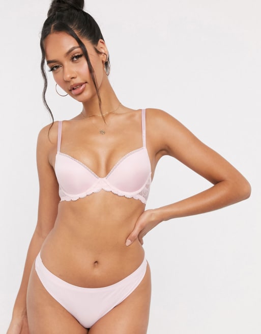 Calvin Klein – Ljusrosa underklädesset med foder