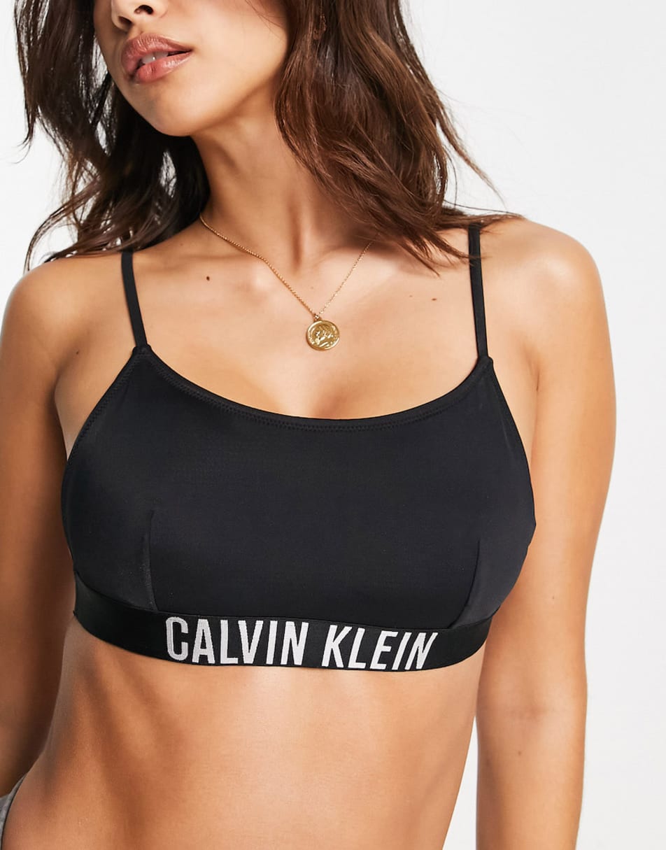 Calvin Klein logo intense power set in black - BLACK