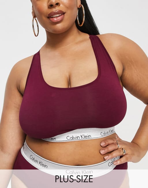 Burgundy calvin cheap klein set