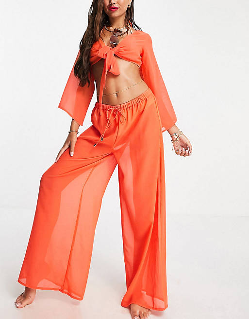 Candypants co-ord in orange