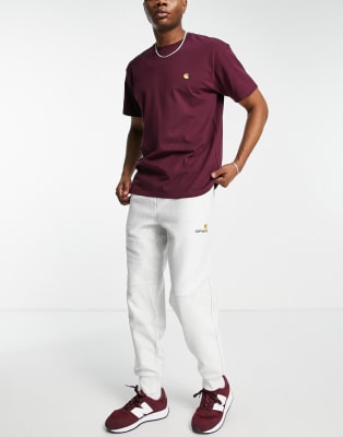 Carhartt WIP – American – Trainingsanzug-Set in Grau mit Schriftzug