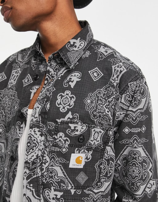 Carhartt WIP – Czarny zestaw we wzór paisley