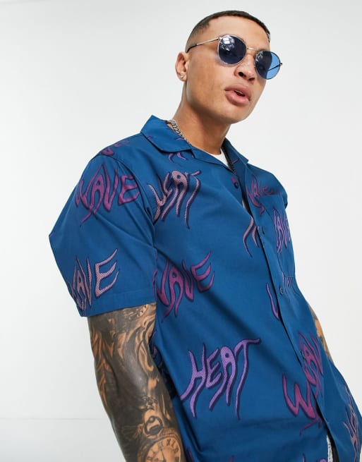 Carhartt WIP heatwave print co-ord in blue