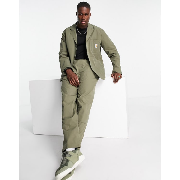 Carhartt WIP montana casual suit set in khaki | ASOS